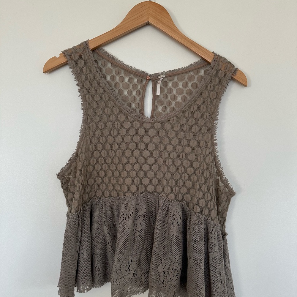 free people Lace Sleeveless Top